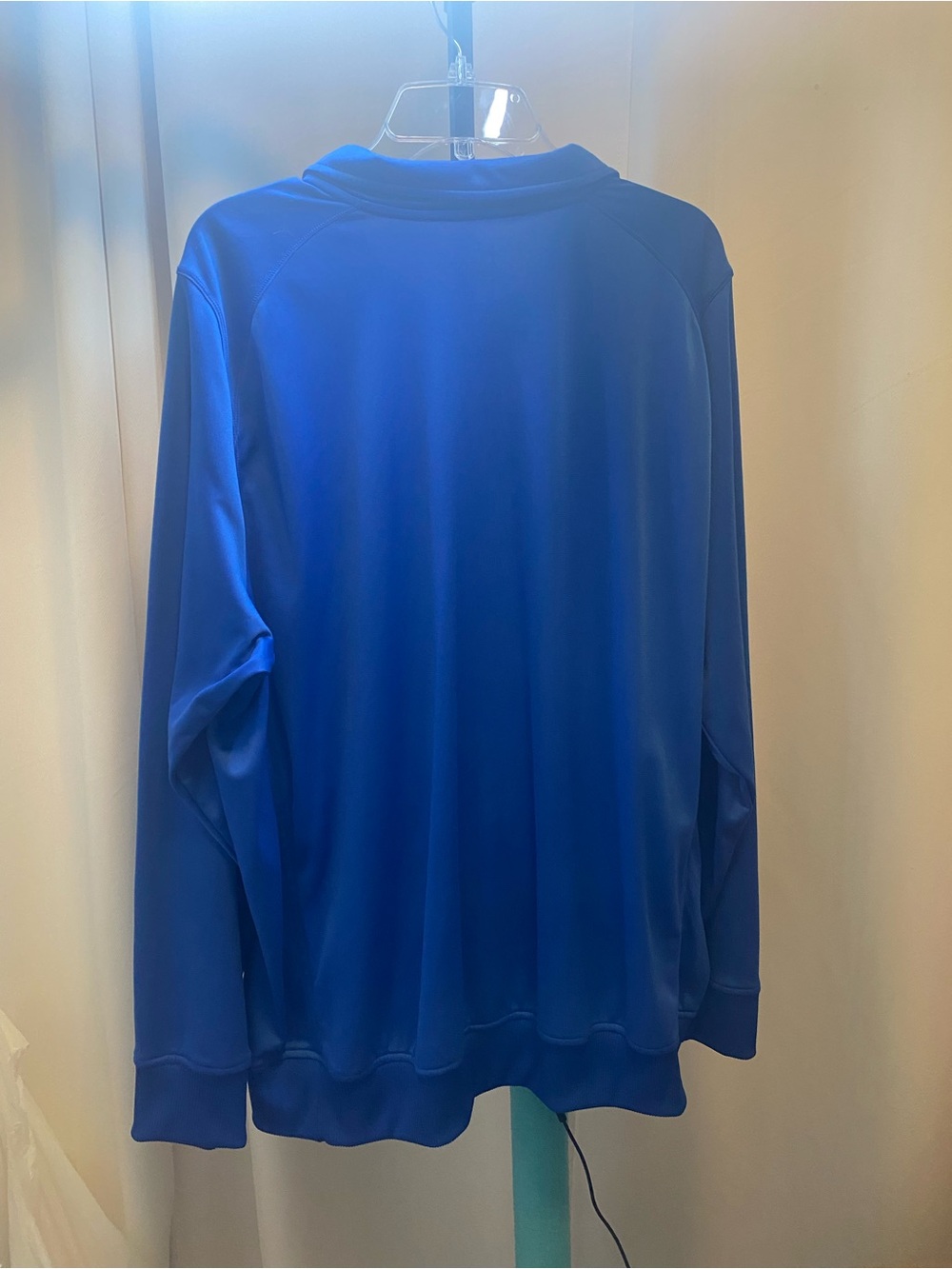 Nike Men’s Royal Blue Full-Zip Performance Jacket with White Stripe - Picture 6 of 7